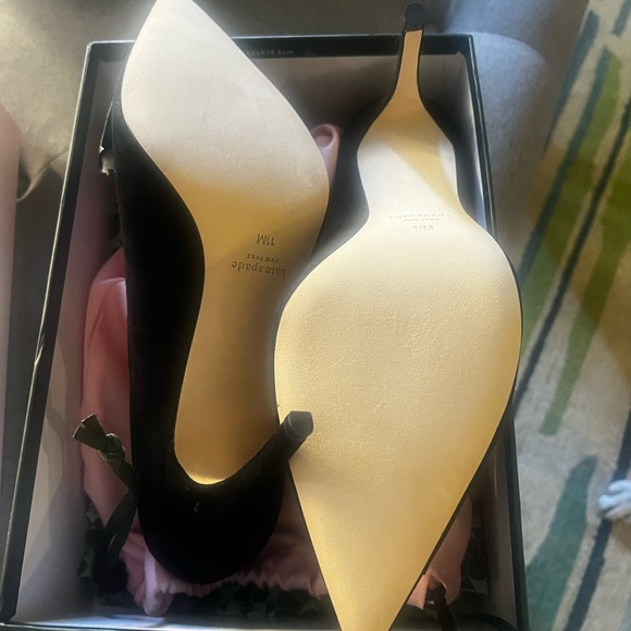 Kate Spade Vanna heels, kid suede/printed snake, size 11. New in box. - Picture 5 of 5
